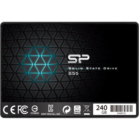 Silicon Power Computer Sp S55 2.5-Inch (7Mm) 240Gb Sata Iii Int SP240GBSS3S55S25